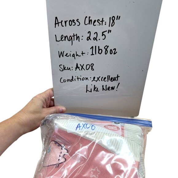 Pusheen Unique Vintage Pusheen The Cat Cardigan Pink Size Medium - Picture 10 of 10